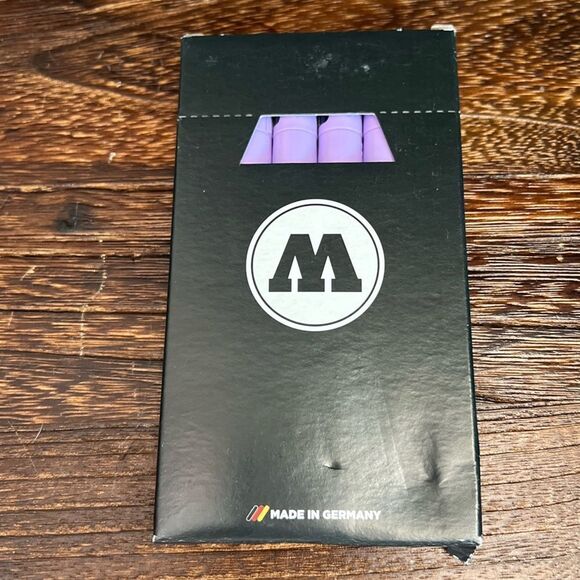 Molotow One4All Acrylic Pump Marker in Lavender. 2mm Fine Tip. 6-Pack. NIB! - Picture 3 of 11